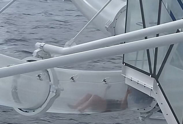 A TikTok video captured the distressing moment a passenger gets stuck in cruise ship waterslide