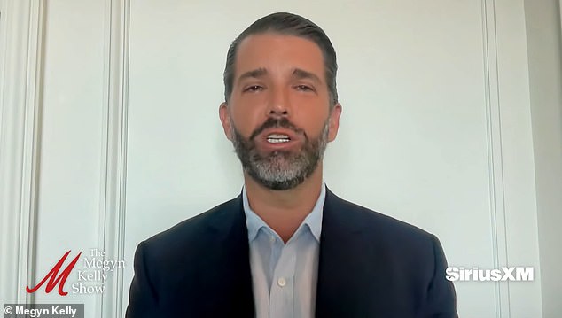 Trump Jr. made his remarks during a Thursday interview with Megyn Kelly
