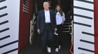 Donald Trump arrives at the Ryder Cup with granddaughter Kai but Team USA endure nightmare start at Bethpage