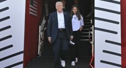 Donald Trump arrives at the Ryder Cup with granddaughter Kai but Team USA endure nightmare start at Bethpage