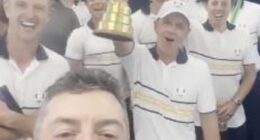 The European team sent a message to Donald Trump after winning the Ryder Cup on Sunday