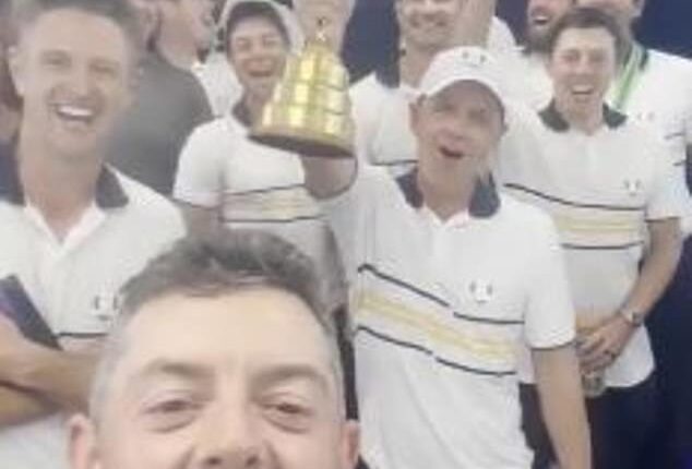 The European team sent a message to Donald Trump after winning the Ryder Cup on Sunday
