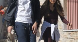 Dr Chris Brown and his new girlfriend Lorraine Monforte have been spotted together for the first time since news of their romance emerged