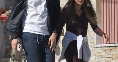 Dr Chris Brown and his new girlfriend Lorraine Monforte have been spotted together for the first time since news of their romance emerged