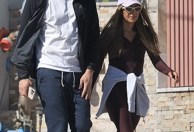 Dr Chris Brown and his new girlfriend Lorraine Monforte have been spotted together for the first time since news of their romance emerged