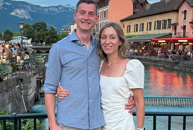 Siân Watson, 35, was on a jog with her husband David in Burgundy when she was fatally hit by a car along the Avenue Charles-de-Gaulle in July