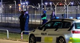 Police officers previously seen at Copenhagen Airport after all flights were diverted due to drone sightings
