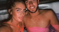 Pictured: Grace Mort, 25, and boyfriend Jacob Kennedy, 20, who were caught dealing drugs after police found texts of him complaining that she only used him for cocaine