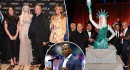 Eric Adams attends powerbroker John Catsimatidis' birthday