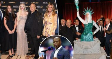 Eric Adams attends powerbroker John Catsimatidis' birthday