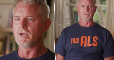 Eric Dane advocates for ALS cure after missing Emmys 2025 in video showing disease progression