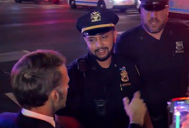 Emmanuel Macron was forced to get out of his vehicle and wait on the streets of New York to make way for Donald Trump's motorcade