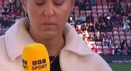 Fara Williams fought back tears as she paid tribute to former Liverpool manager Matt Beard