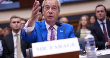 Farage branded ‘Putin-loving free speech imposter and Trump sycophant’ in savage takedown by US congressman