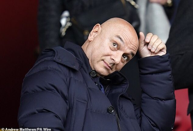 Daniel Levy, 62, stepped down on Thursday following a review by the Joe Lewis family, owners of majority stakeholders ENIC