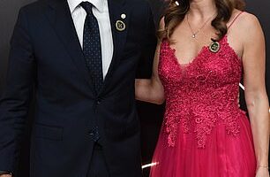 Football coach Martinez was out for dinner with his wife at the time of the attack