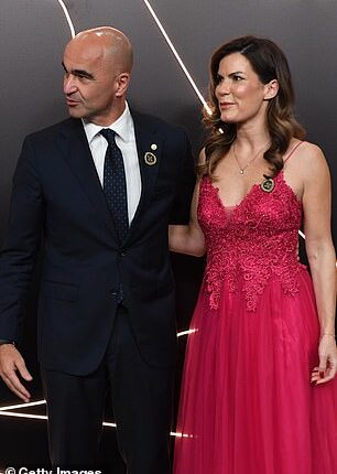 Football coach Martinez was out for dinner with his wife at the time of the attack
