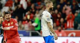 Sergio Ramos missed a panenka penalty during Monterrey's humiliating 6-2 loss to Toluca