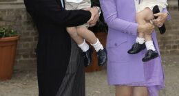 The Daily Mail understands that Paola (pictured, right) has separated from Lord Nicholas Windsorv(pictured, left), younger son of the Duke and Duchess of Kent