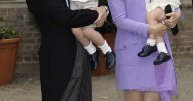 The Daily Mail understands that Paola (pictured, right) has separated from Lord Nicholas Windsorv(pictured, left), younger son of the Duke and Duchess of Kent