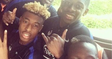 Ousmane Dembele pictured in his teens - when his professionalism was often questioned