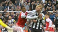 Gabriel appeared to elbow Nick Woltemade in the face during Arsenal's win over Newcastle