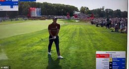 Rory McIlroy lost his cool as he told Ryder Cup fans to 'shut the f*** up' on Saturday