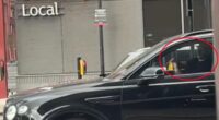 Gary Neville has been filmed appearing to use his phone while driving his £170K Bentley