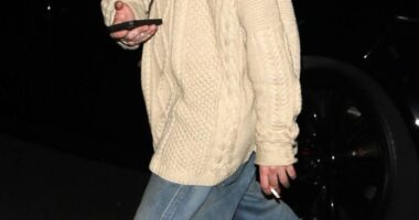 Gene and Lennon Gallagher looked bleary eyed as they exited Chelsea nightclub The Rex Rooms on Saturday