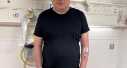 By the time they had escorted Graham Linehan (above) to a private area, his 'offence' had been explained to him - he was under arrest for a series of 'anti-trans' social media posts