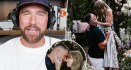 'Giddy' Travis Kelce breaks silence on Taylor Swift engagement on 'New Heights'