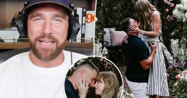 'Giddy' Travis Kelce breaks silence on Taylor Swift engagement on 'New Heights'