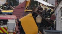 Gloria funicular crash latest: At least 15 dead after iconic Gloria cable car derails in Portugal’s tourist spot