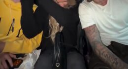 Harper Beckham, 14, was left cringing over her dad David and brother Cruz's singing after an Oasis gig on Saturday night