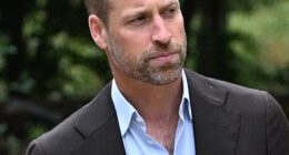 Prince William pictures arriving for a visit to the Natural History Museum's newly transformed gardens on September 4