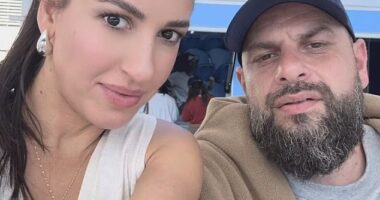 Ms Avakian and Mr Shino attended the Australian Open tennis in January