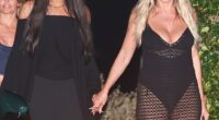 Heidi Klum's rarely seen 15-year-old daughter Lou joined her at dinner at Nobu in Malibu on Monday evening