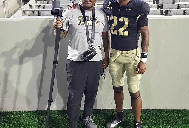 Army football player Larry Pickett Jr. is being hailed after pulling a man from a burning car