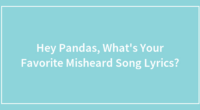 Hey Pandas, What’s Your Favorite Misheard Song Lyrics?