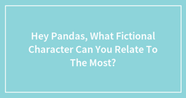 Hey Pandas, Which Fictional Character Do You Relate To The Most?