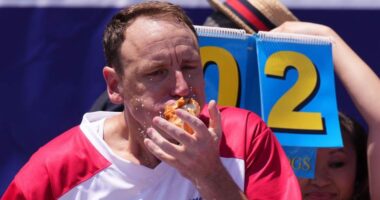 Hot Dog Contest Legend Making Appearance At Giants Game