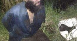 Malcolm Naden was on the run for seven years, wanted for two murders committed in his home town of Dubbo in western NSW. He is pictured after his capture in March 2012