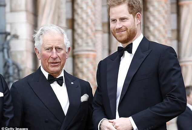 Harry recently had a 53-minute meeting with his father - the first time the pair met face-to-face in around 18 months (pictured in London in April 2019)