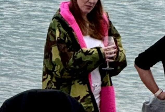 Angela Rayner (pictured on Hove beach on Thursday evening), who is also the Housing Secretary, has faced a barrage of questions about her living arrangements since The Mail on Sunday revealed last weekend that she had bought the seaside apartment