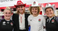 Kate shared a photograph of herself posing with players Megan Jones, Ellie Kildunne and Jess Breach
