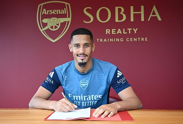 Arsenal defender William Saliba has penned a new long-term deal with the club