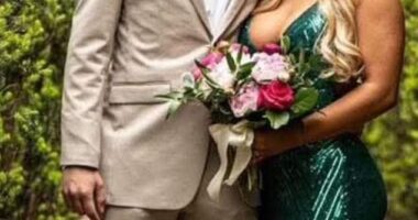 Izaiah Hall (left), the ex-boyfriend of college cheerleader Laken Snelling, who charged with dumping her newborn in a black trash bag, is having a DNA test to see if he is the father of the infant, Daily Mail can reveal