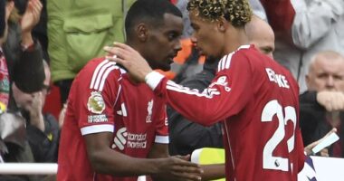 Hugo Ekitike says he can play with Alexander Isak in the same team if needed