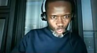 Pastor Joshua Mhlakela (pictured), preached patience during a livestream as the hours ticked by and the biblical event known as the Rapture did not occur