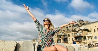 Ania Grabowska (pictured), 43, says she needs to spend time away from her two sons - one of whom has autism - because of how challenging it can get